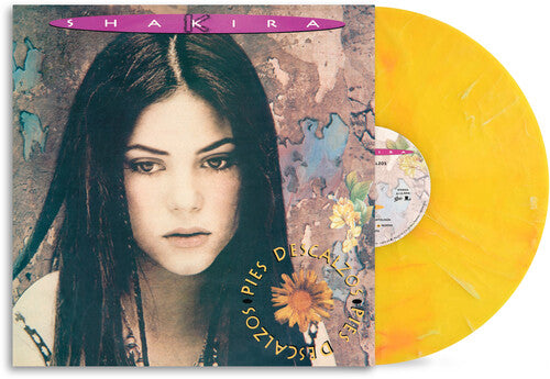 Shakira - Pies Descalzos MARBLED YELLOW LP